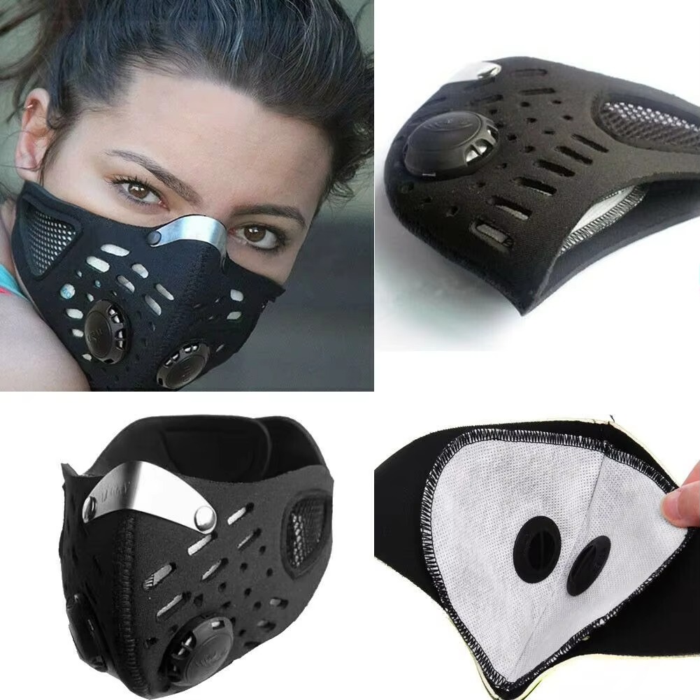 Anti Pollution Mask - 1 stuks gezichtsmasker met afneembaar filter,