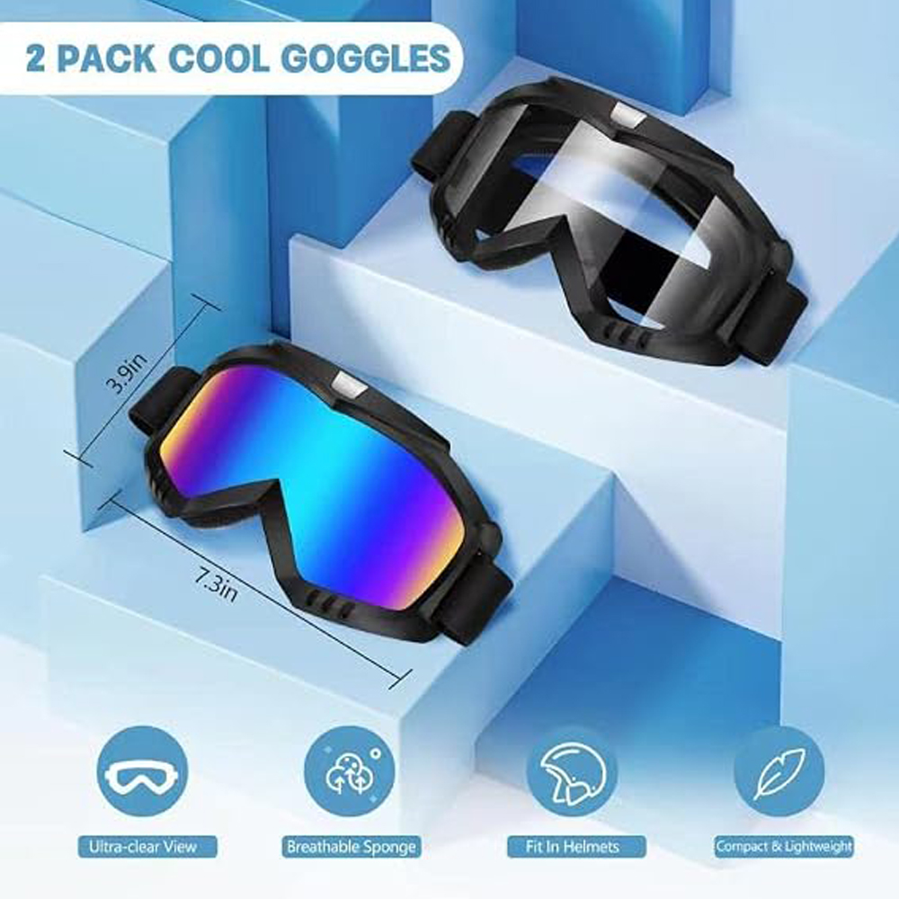 Motocrossbril met anti-condens - Anti Pollution Mask recensie en prijs