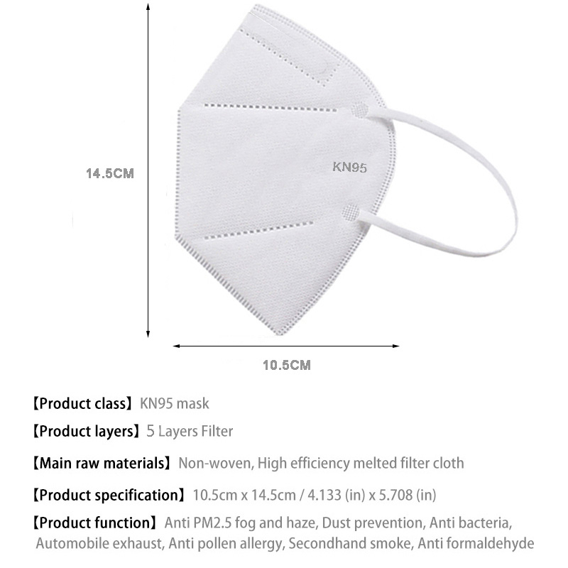 10-100 Stuks Mascarillas FFP2  - Disposable Surgical Mask recensie en prijs