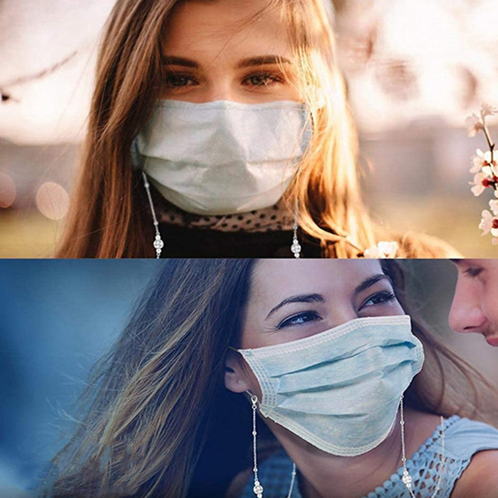 Met parels versierde, vergulde - Mask Chain Holder recensie en prijs