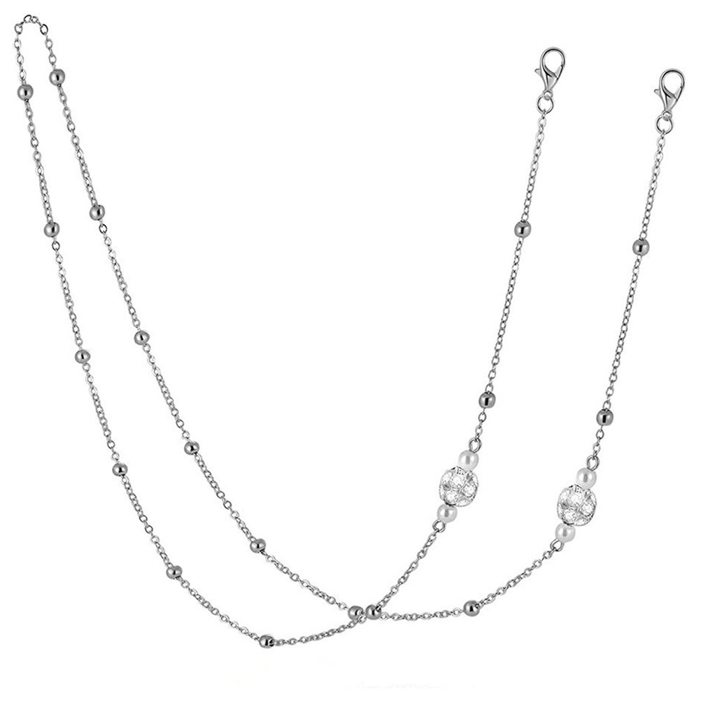 Met parels versierde, vergulde - Mask Chain Holder recensie en prijs