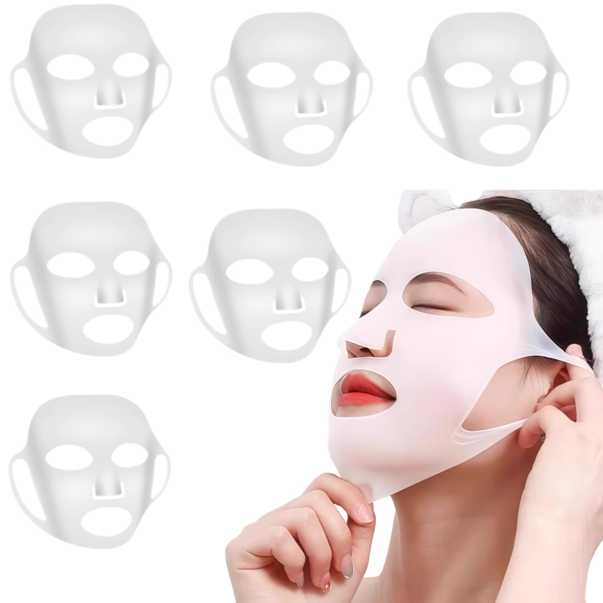 1 stuks siliconen gezichtsmask - Silicone Mask Bracket recensie en prijs